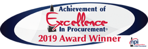 2019 Achievement of Excellence in Procurement Award