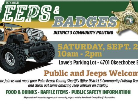 Join us for the 1st Annual Jeeps and Badges event.