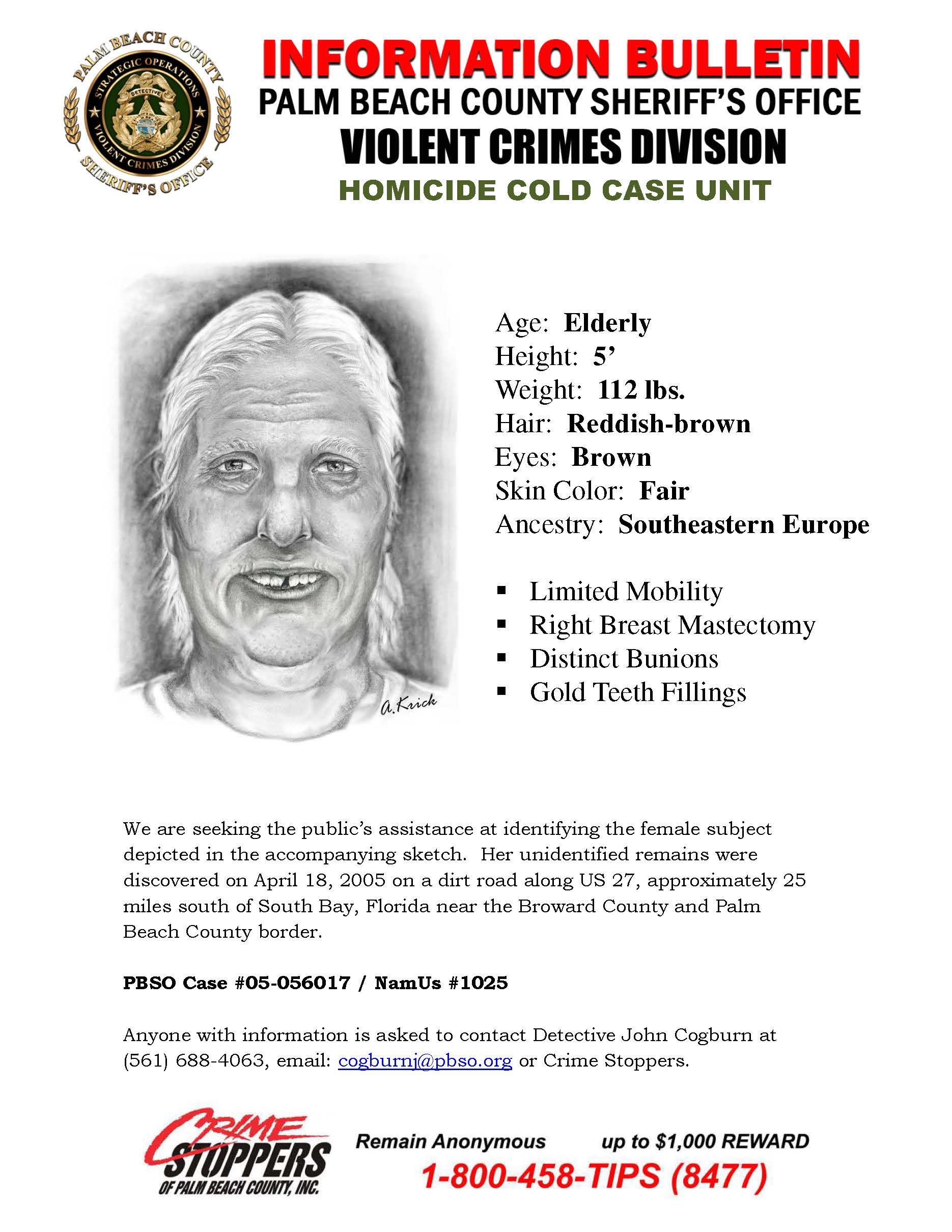 Case 05-056017 - Mother in the Box