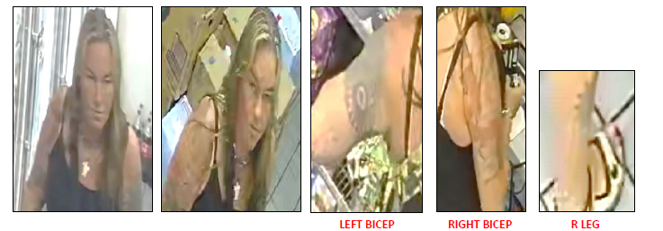 The Palm Beach County Sheriff’s Office is seeking the public’s assistance in identifying a female suspect involved in a theft at a local gas station.