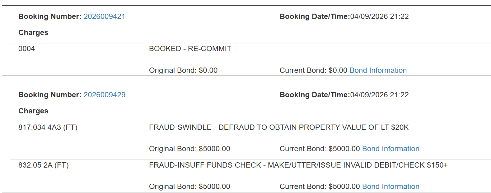 The Palm Beach County Sheriff’s Office received multiple complaints from property owners who were defrauded by Turia Grantlin.

During the investigation, and after reviewing evidence, detectives determined that Grantlin rented multiple single-family homes in Wellington between 2005 and 2026. She utilized falsified financial documents, credit reports, and tenant background reports to secure leases.