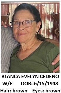 The Palm Beach County Sheriff’s Office is looking for missing endangered 77yo adult Blanca Cedeno.