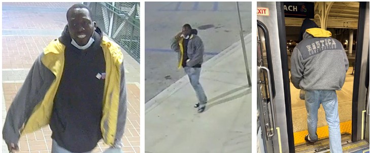 Have you seen this suspect? He is wanted in connection with lewd and lascivious acts that occurred aboard a Tri-Rail train on April 2, 2026, at approximately 9:25 p.m. The train was traveling from Miami Airport to the Lake Worth Station.